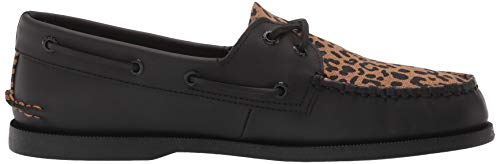 Image of Sperry Men's A /O 2 Eye Boat Shoe, Black, 12