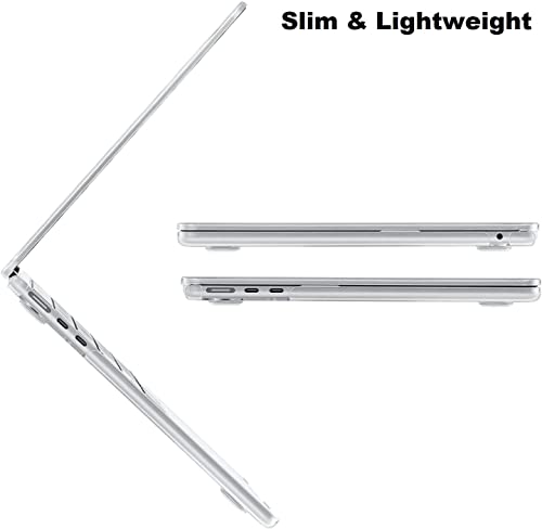 Image of TechTrendz Case Compatible for MacBook Air 13.6 inch M4 A3240 M3 A3113 M2 A2681 with Touch ID,2025 2024 2022 Release,M2 M3 M4 Air 13'' Laptop Protective Hard Shell Cover - (with Keyguard, Dustplug)