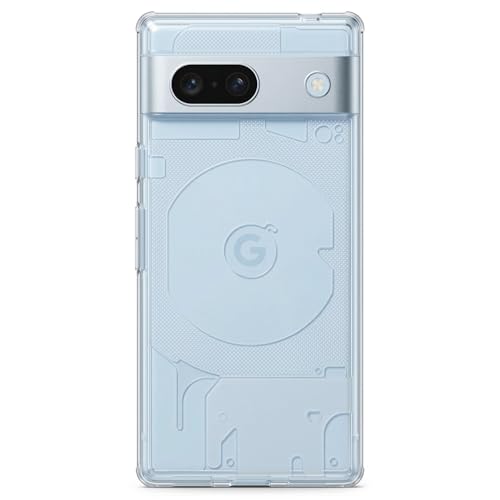 Image of NIUKIN Transparent Slim-Fit Soft Back Case for Google Pixel 7A | 360 Degree Protection | Silicon Shockproof Cover