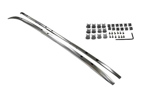 Barres de toit en alliage d'aluminium léger avec pinces de fixation anti-rayures