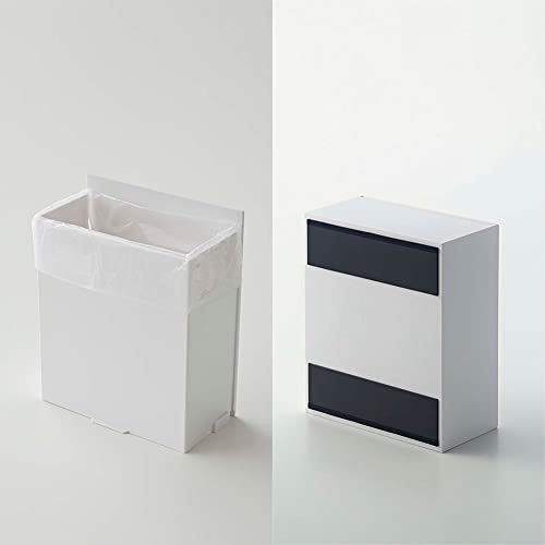 Caneca de basura y caja organizadora blanca Yamazaki miniatura 7