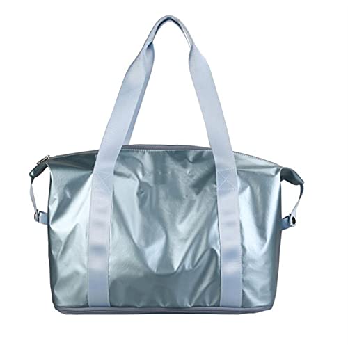 JUNMIN Bolsa de Almacenamiento de Viaje, la versión Coreana se Puede Colocar en la Caja del tranvía, la Bolsa de Equipaje de Gran Capacidad de Viaje portátil retráctil (Color : Green) Cover