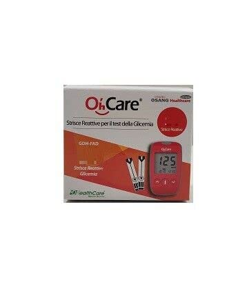 Strisce Misurazione Glicemia Oh'care Lite 25 Pezzi