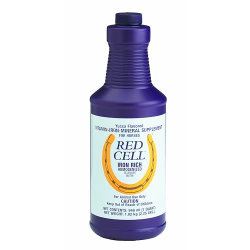 Red Cell Farnam 946 ml supplément nutritionnel liquide fer et vitamines pour le cheval athlétique