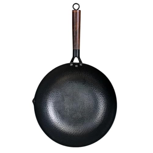 Wok de hierro sin recubrimiento 32 cm