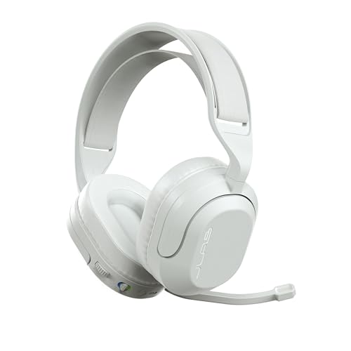 Image of JLab Nightfall Wireless Gaming Headset, Bluetooth 5.3, White