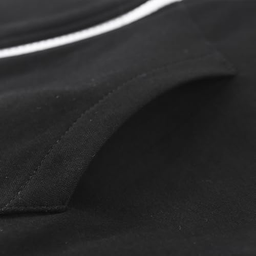 Spring&Gege Boys Lightweight Full Zip Hoodies Short Sleeve Hooded Sweatshirt (5-14 Years)4