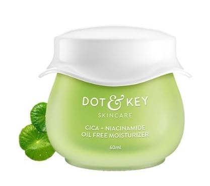 Dot and Key Cica Niacinamide Face Moisturizer, Oil-Free, 60 ml, For Oily and Sensitive Skin