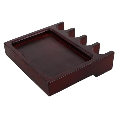 Support de queue de billard en hêtre massif au design élégant et finition lisse