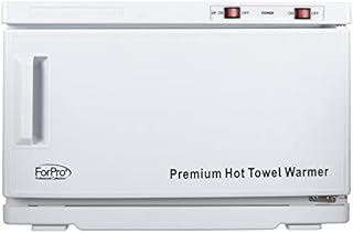ForPro Professional Collection Premium Compact Hot Towel Warmer with UV Sterilizer, Large 18L Capacity, Stainless Steel Rack, White