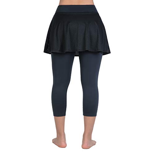 Image of ANIVIVO Skirted Legging for Women, Yoga Legging with Skirts &Women Tennis Leggings Clothes Pockets