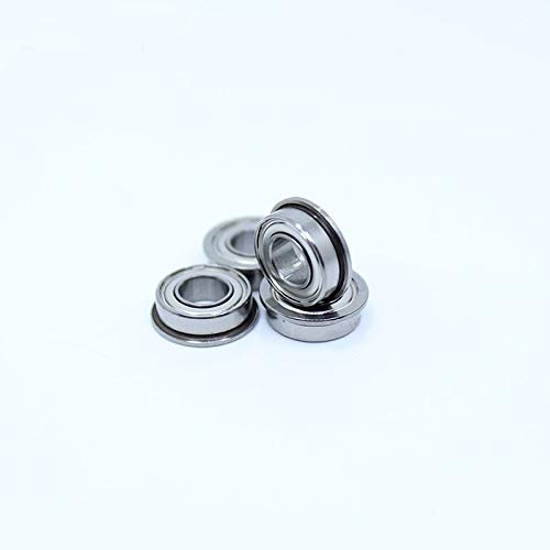 TMP1105 Flange Ball Bearings SF686ZZ Flange Bearing 6x13x5 mm Deep Groove Ball Bearing 10PCS Double Shielded Stainless Steel Flanged SF686 Z ZZ Ball Bearings SF686Z F686 DDLF-1360 Z