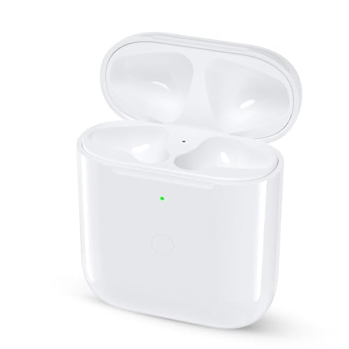 Meliif Custodia di ricarica wireless per AirPods di 1/2 generazione,