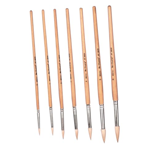 Didiseaon Pinceles de Acuarela Multiusos para Artística con Mango Ergonómico y Alta Absorción de Agua Adecuados para Profesionales