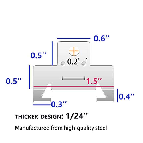 Roowintoo Recessed Light Clips For Retrofitting Recessed Light Canisters, Downlight Recessed Light Clips For Use With Torsion Springs (20Pcs) #TOP2