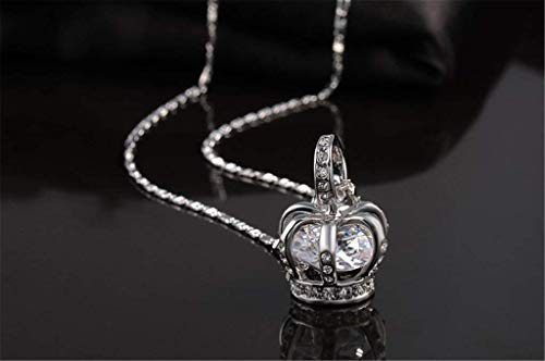 TIDOO Jewelry Womens Queen and Pendant Necklace 3 Lays Rose Gold/Platinum Plated With Austrain Crystals3