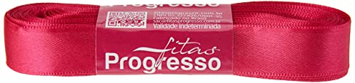 Fitas Progresso CF003-303 Fita de Cetim, 15 mm, 10 m, Rosa