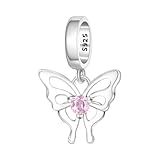 Material: Silber & Zirkonia. Schwalben******* Charme, Charme für Armband, Kompatibel mit Pandora Armband Halskette