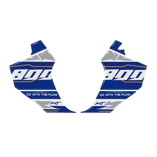 Autocollant 3D pour CFMoto 800MT, protection de réservoir moto en résine époxy noire