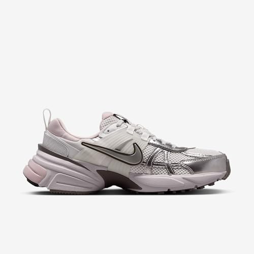 Nike V2K Run Women's Shoes (Platinum Tint/Summit White/Cave Stone/Metallic Silver)3