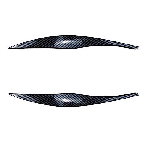 Couvercle angle eye look carbone de protection et tuning pour phare BMW E90 E91