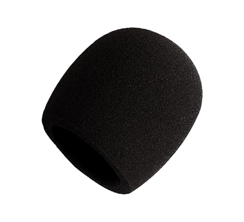 Shure A58WS-BLK Foam Windscreen for All Shure Ball Type Microphones, Black