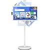 ApoloSign 32 inch UHD 4K Smart Portable TV Gen2, 16G +256G Storage, Android 14 OS, 15000mAh, Rolling TV on Wheels with Rotatable Touch Screen, Built-in Battery, Full Swivel Rotation, Voice Remote