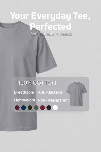 Image of Van Heusen Men's Crew Neck T-Shirt - Soft & Breathable Cotton | Regular Fit | Comfortable Everyday Casual Wear | Short Sleeves | Summer Favorite |Solid Colors | Style 60052|Available in Pack of 1 & 2