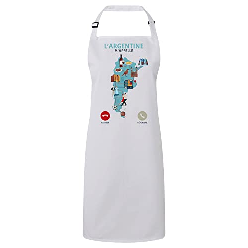 Tablier cuisine Argentine fini les taches de cuisson vêtement protégé