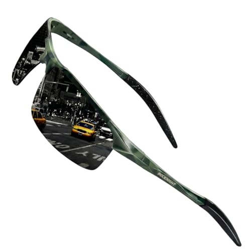 ROCKNIGHT Running Sunglasses Mens Polarized UV Protection