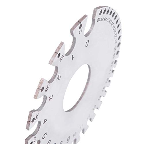 Calibrador de alambre y diámetro de acero inoxidable miniatura 7