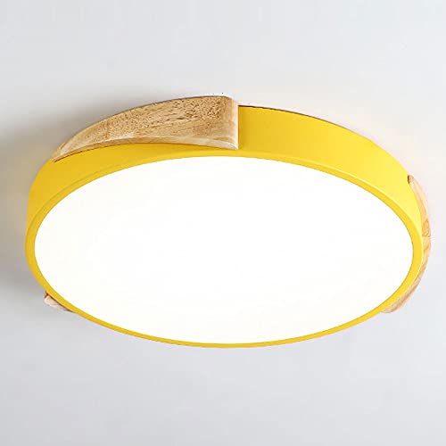 Luminaire Plafonnier Moderne Macaron Giallo 40cm éclairage encastré minimaliste coloré