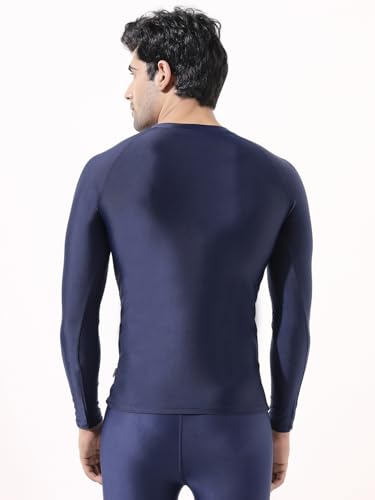 Image of LYCOT Compression Top Full Sleeve Plain Athletic Fit Multi Sports Cycling, Cricket, Football, Badminton, Gym, Fitness & Other Outdoor Inner Wear