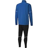 Puma Kinder teamGOAL Tracksuit Core Jr Trainingsanzug, Electric Blue Lemonade Black, 152