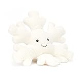 Jellycat Amuseables Snowflake Stuffed Toy, Little 7 inches - Winter Plush Décor