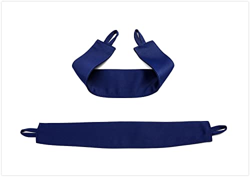 Miuco 2 Panels Room Darkening Thermal Insulated Grommet Window Blackout Curtains For Bedroom 63 Inches Long Navy Blue #TOP7