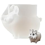 Herramienta de Aprendizaje Creativo: Este molde para macetas de silicona inspira el aprendizaje creativo al involucrar a los niños en proyectos prácticos que mejoran la manual y promueven la artesanía imaginativa, perfecto para el entorno escolar o actividades en el hogar.