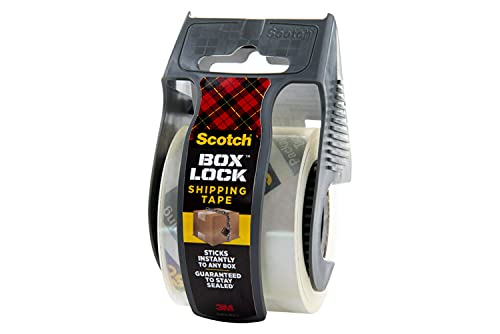 Scotch Box Lock Packaging Tape, 6 Rolls With Dispenser, 1.88 In X 800 In, Extreme Grip, Sticks Instantly To Any Box (195) #TOP7