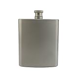 Classic Style Titanium Hip Flask Alcohol Drink Bottle Outdoor Camping Party Alcohol Flask 7 oz
