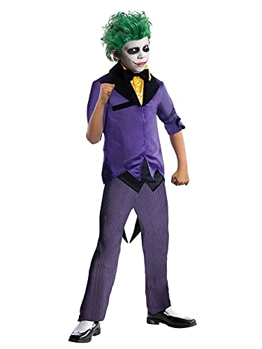 DC Comics Villains: The Joker Costume for Kids by Rubies, Boy's Medium