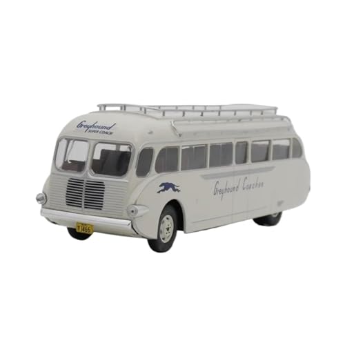 Maqueta de Coche a Escala 1:43 para Super Coach Greyhound Bus 1937 Modelo De Coche De Aleación Terminado Simulación Colección Decoración Miniaturas de automoción