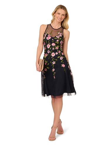 Adrianna Papell Women's Bead Embroidery Dress4