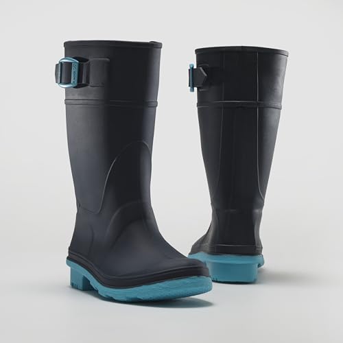 Kamik Kids Raindrops Rain Boots,Turquoise,4