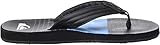  Quiksilver Carver Print, Zapatos de Playa y Piscina Hombre, Negro (Black/Black/Blue Xkkb), 39 EU
