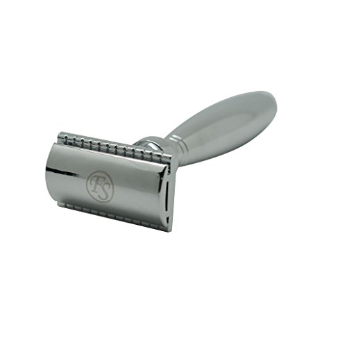 Heavy Weight Chrome Metal Handle Double Edge DE Safety Razor