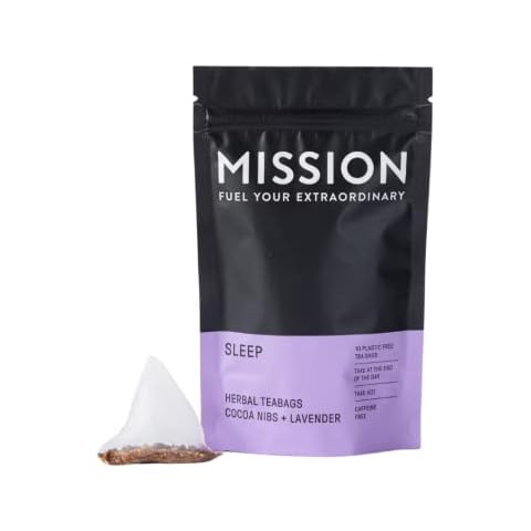 Sleep Tea | Herbal Teabags with Cocoa Nibs & Lavender | Pyramid Tea Bags Cover