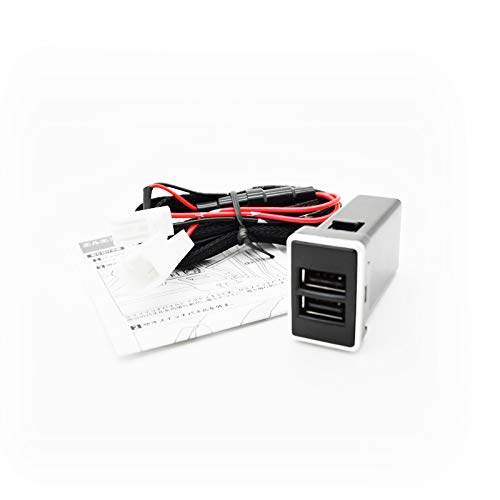 エルエコー 急速充電対応! 車載 増設USB充電イルミポート トヨタ/ダイハツ車 汎用 TOYOTA-A (アイスブルー発光) カプラータイプ