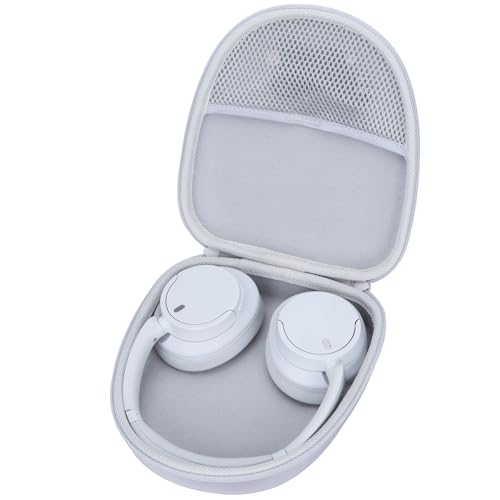 Image of Lebakort Hard Case Compatible with Sony WH-CH720N WH-CH520 WH-CH510 WH-CH710N XB900N XB700N WH-CH700N WH-910N Noise Canceling Headphones (Off White Case)