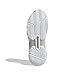 adidas Women's Courtjam Control 3 Tennis Sneaker, White/Silver Metallic/Grey, 8.5