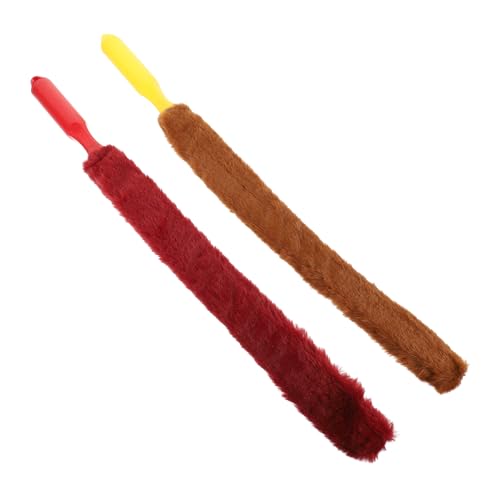 Yardwe Guzheng Clean Instrument 2pcs Tool Duster Small Heads Durable Abs Material Perfect for Narrow Spaces and Corners Random Style